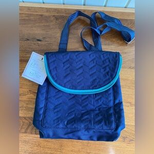 NWT Thirty One Vary You" Quilted Dots Backpack Crossbody Convertible Bag